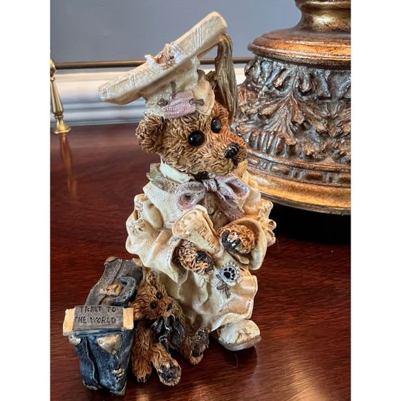 Boyds Bears Figurine "Bailey...The Graduate...Carpe Diem" Vintage 1997 - Picture 2 of 7